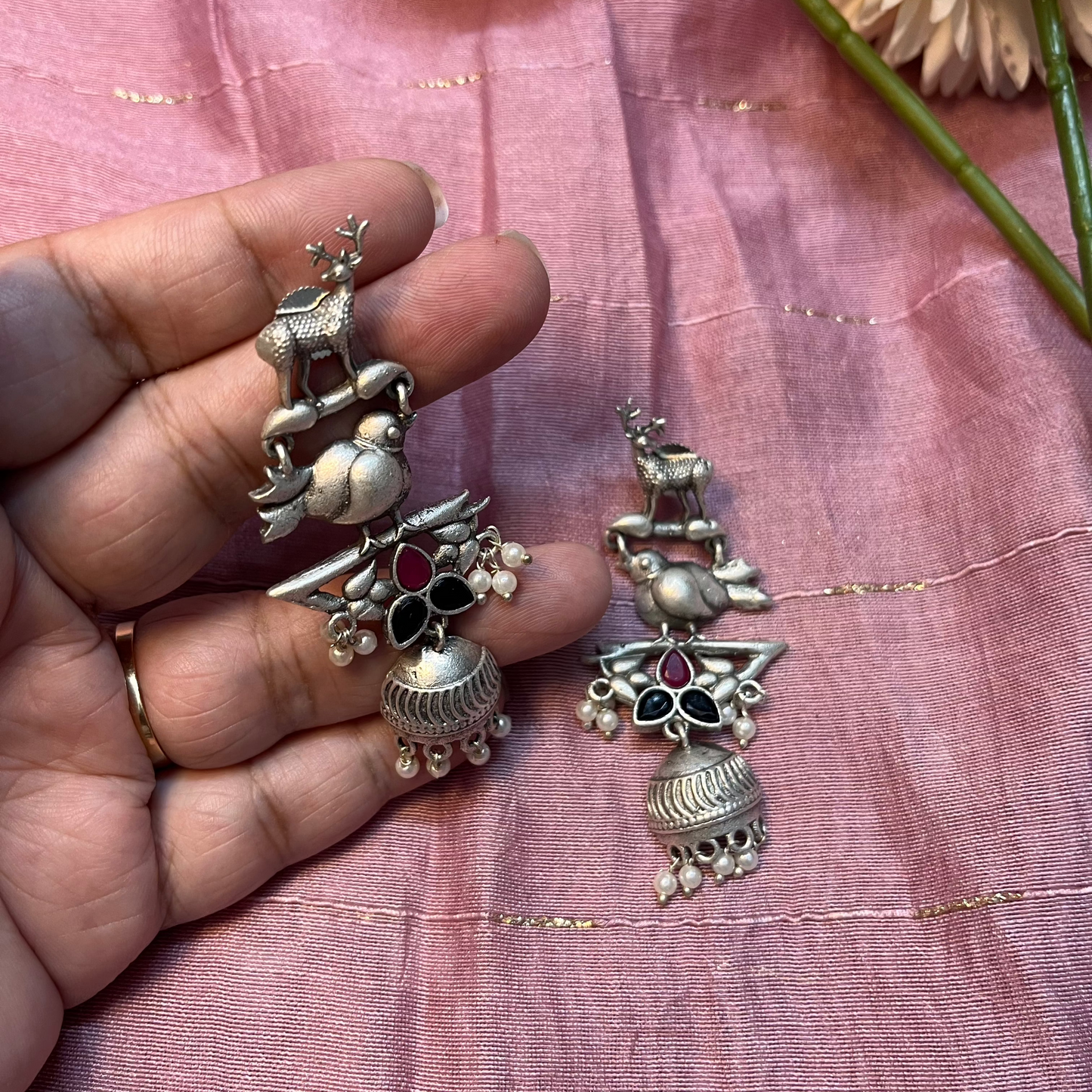 BFF Deer & Bird  Danglers