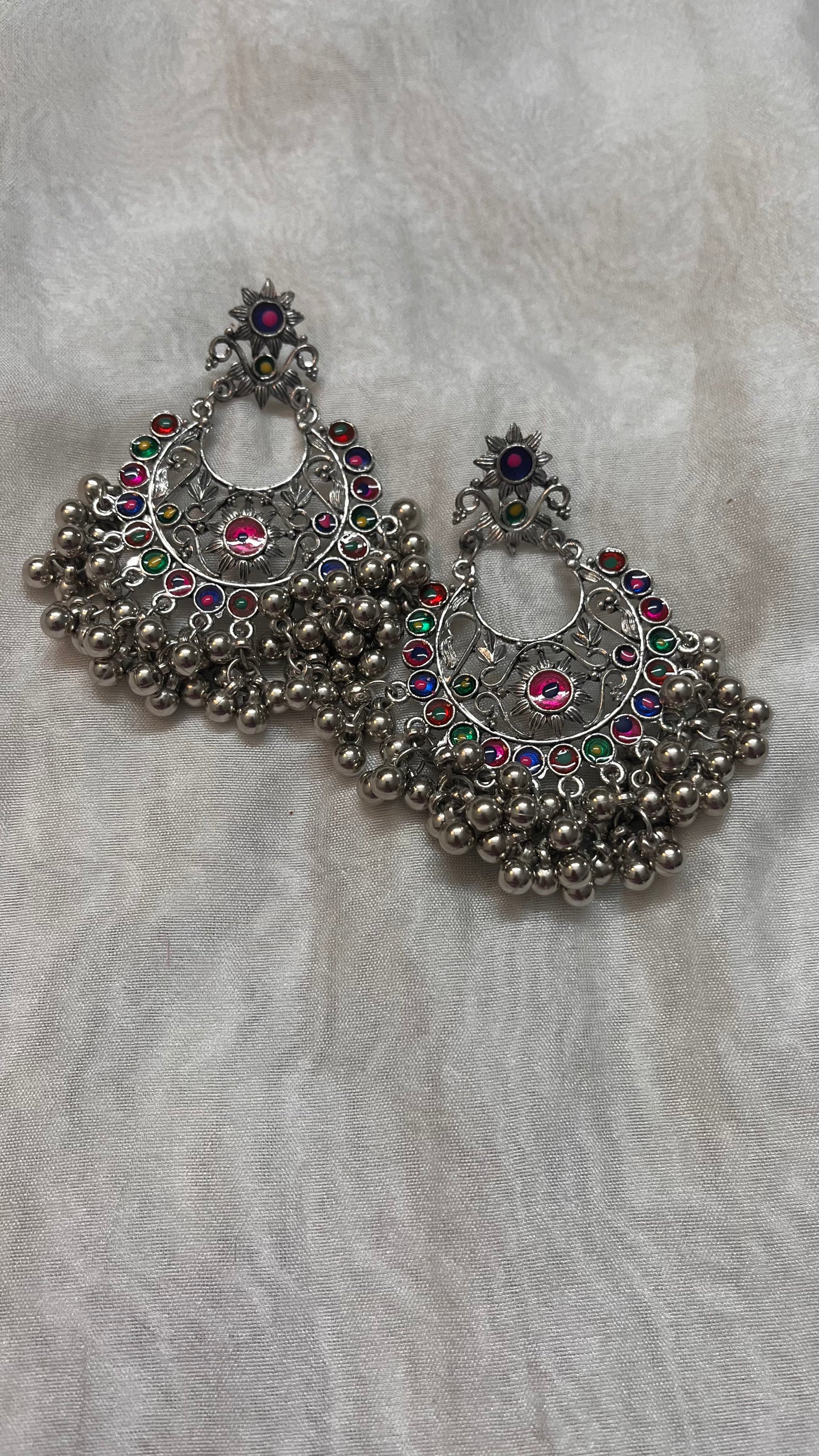 Multi colour chand baliya