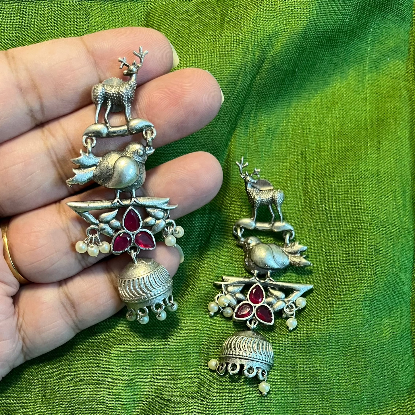 BFF Deer & Bird  Danglers