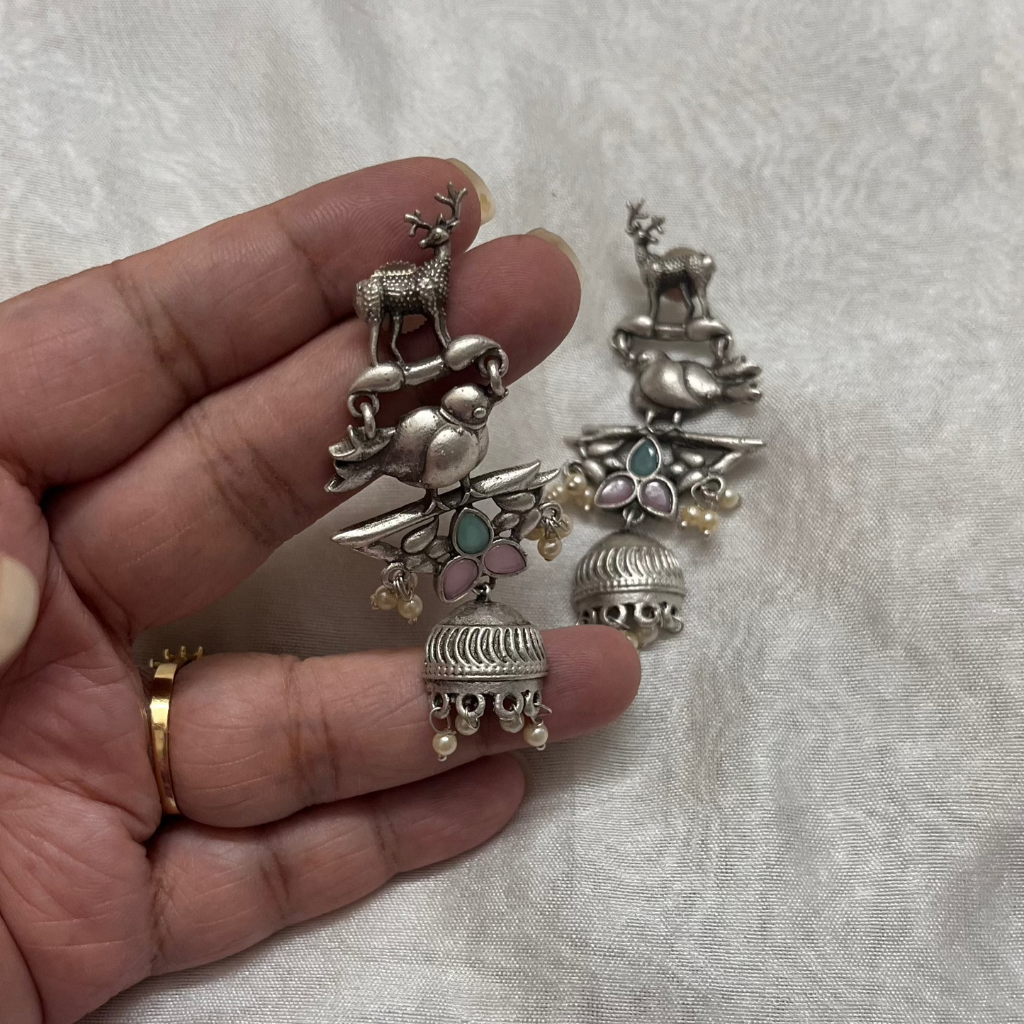 BFF Deer & Bird  Danglers